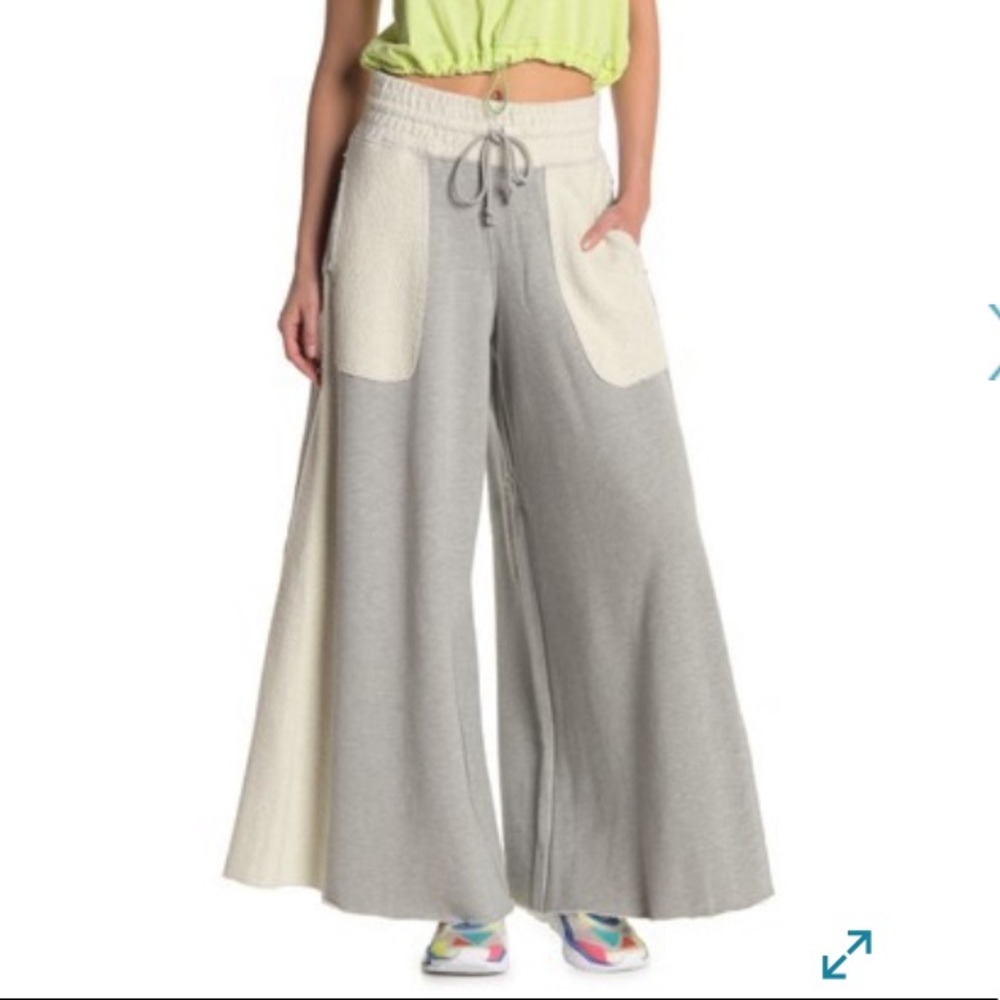 Like New Free People Upbeat Wide Leg pants